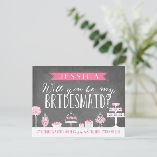 Invitation  | Bridesmaid (Debout devant)