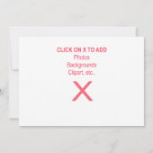 Invitation Bridesmaid | MODÈLE (Dos)