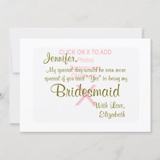 Invitation Bridesmaid | MODÈLE
