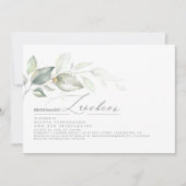 Invitation Bridesmaids Luncheon Dreamy Greenery Fête des mari (Devant)