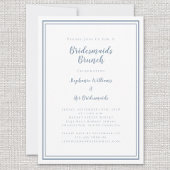 Invitation Bridesmaiers Brunch Fête des mariées moderne Dusty