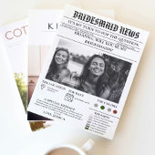 Invitation Bridesmais, journal de proposition+Bridesmaid