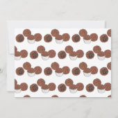Invitation Brigadeiros Brésil Chocolat Vente de gâteaux (Dos)