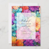 Invitation Bright Array Floral Mariage été (Devant)