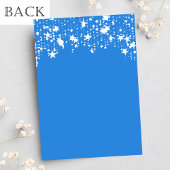 Invitation Bright blue stars garçon baby shower