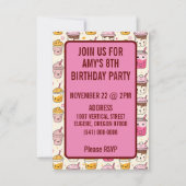 Invitation Bright Boba Tea Motif (Devant)