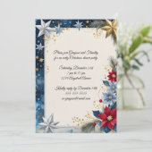 Invitation Bright Christmas Stars (Debout devant)