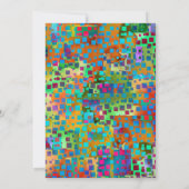 Invitation Bright Colorful Confetti Graduation Party (Dos)