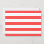 Invitation Bright Coral Calligraphie Mère's Day Brunch (Dos)