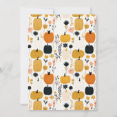 Invitation Bright Fall Foliage& Pumpkins Thanksgiving Dinner (Dos)