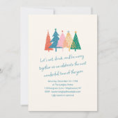 Invitation Bright Festive Simple Cute Christmas Holiday  (Devant)