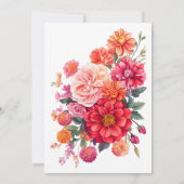 Invitation Bright Floral Birthday Party (Dos)