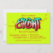 Invitation Bright Graffiti Huit (Devant)