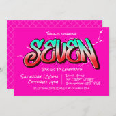 Invitation Bright Graffiti Sept (Devant / Derrière)