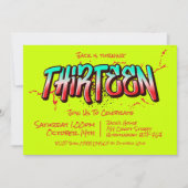 Invitation Bright Graffiti Treize (Devant)
