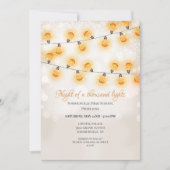 Invitation Bright Hung Lights Prom (Devant)