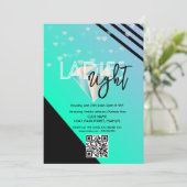 Invitation Bright Ladies Night Club Bar Flyer Code QR (Debout devant)