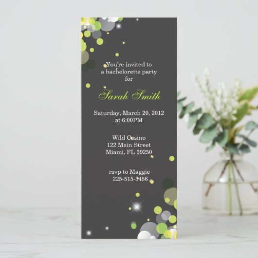 Invitation Bright Lights (Debout devant)