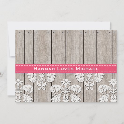 Invitation Bright rose Hydrangea Mason Jar Fête des mariées (Dos)