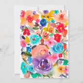 Invitation Brillant moderne moderne arche chic douche nuptial (Dos)