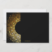 Invitation brillante de photo de diplômé (Dos)