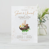 Invitation Briller et se détendre Spa Jour Anniversaire Invit (Debout devant)