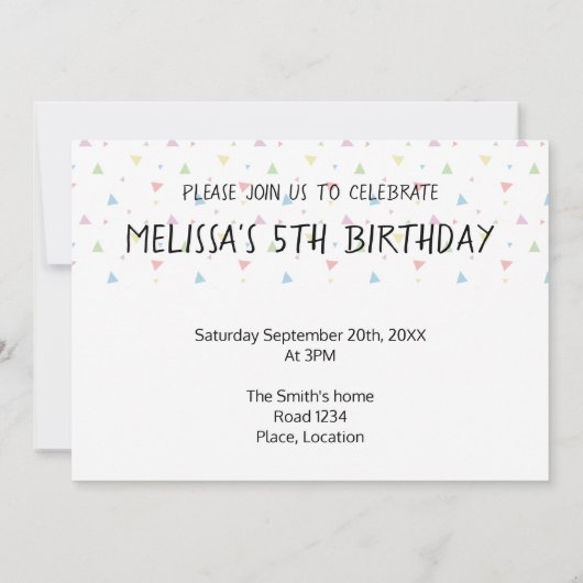 Invitation Brindle Boston Terrier mignon chien de dessin - An (Dos)