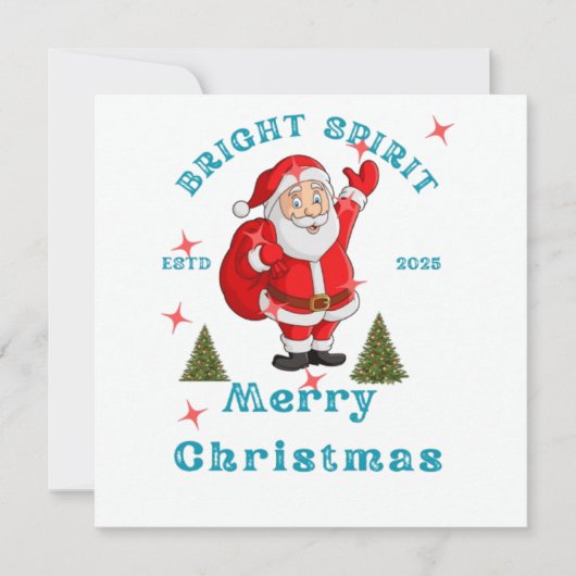 Invitation Bring the holiday cheer to life with Santa design (Devant)