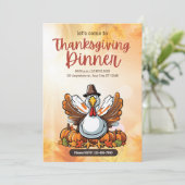 Invitation Bring Together Loved Ones with Autumn Warmth (Debout devant)