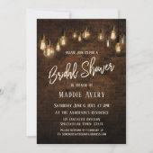 Invitation Briques industrielles avec Fête des mariées Edison (Devant)