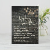 Invitation Briques industrielles Edison éclaire à tout jamais (Debout devant)