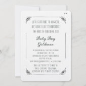 Invitation Bris Brit Milah Juif Baby Boy Hamalach HaGoel (Dos)