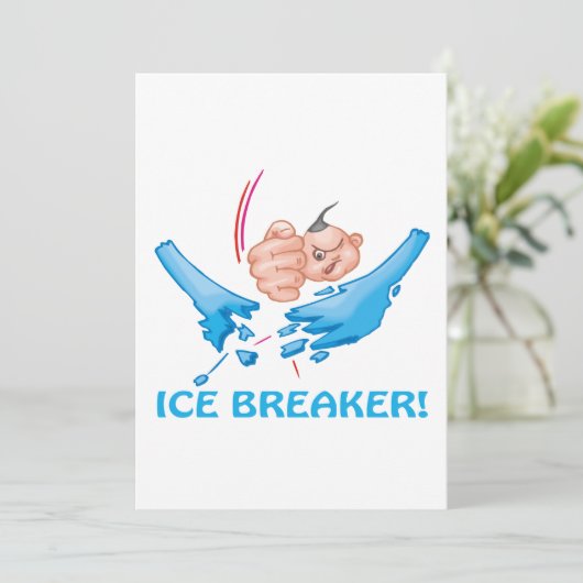 Invitation Brise-glace (Debout devant)