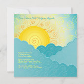 Invitation Briser Sun Post Mariage Brunch (Devant)