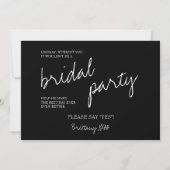 Invitation Brittany Photo Script Will you will be My Maid of (Dos)