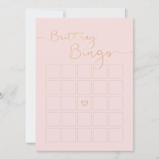 Invitation Brittney Bingo (Devant)
