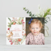 Invitation Brocantes Bunny Berry Premier 1er anniversaire Pho (Debout devant)