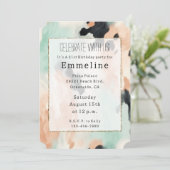 Invitation Broche Monnaie Blanche Vachette Occidentale (Debout devant)