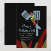 Invitation Brochettes d'été Pique-nique Parc Anniversaire Pap (Devant / Derrière)