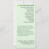 Invitation Brochure de consultant Skinny (Dos)