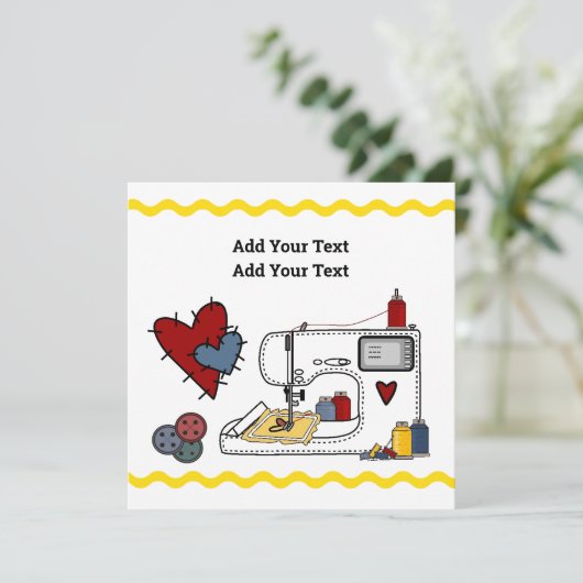 Invitation Broderie (Debout devant)