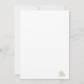 Invitation Broderie 5x7 (Dos)