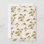 Invitation Broderie d'art populaire Fête mexicaine Anniversai (Dos)