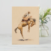 Invitation Bronco sauvage d'Edward Borein (Debout devant)