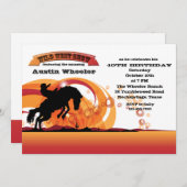 Invitation Broncobuster (Devant / Derrière)