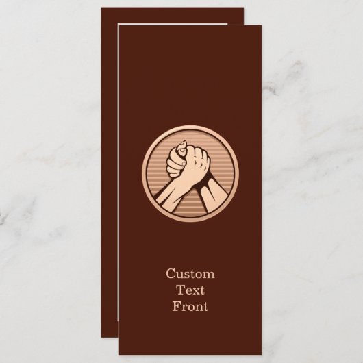 Invitation Bronze (Devant / Derrière)