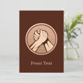 Invitation Bronze (Debout devant)