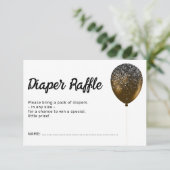 Invitation Bronze Anniversaire Bronze Glamour Balloon Raffin (Debout devant)