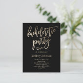 Invitation Brosse Bachelorette Bachelorette (Debout devant)