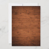 Invitation Brosse Moderne Script Photo Enregistrer La Date Ca (Dos)